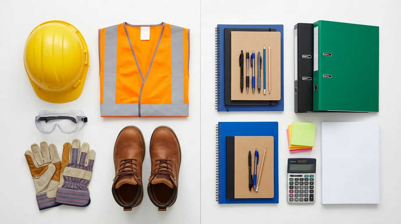 Personal protective equipment and office stationery
